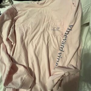 Pink Vineyard Vines long sleeve t shirt